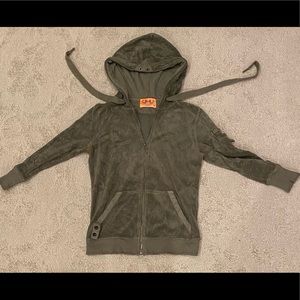 JUICY terry zip hoodie